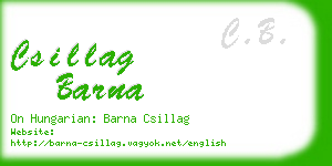 csillag barna business card